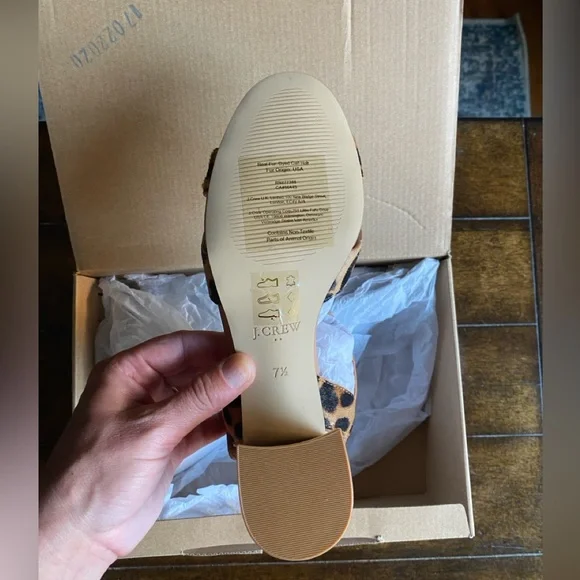 J. Crew Leopard Print Heels - Picture 8 of 11